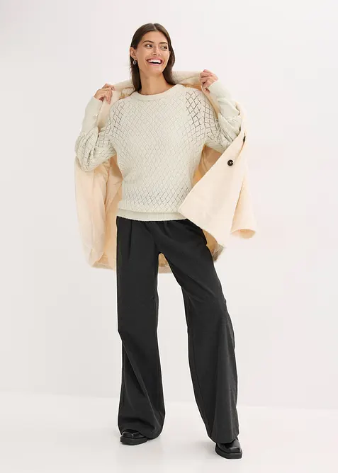 Maglione traforato, bonprix