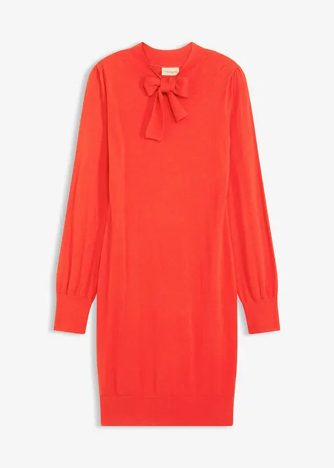 Abito fluente in maglia di misto viscosa, bonprix