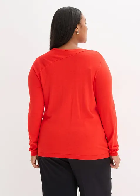 Maglione in misto viscosa fluente, bonprix