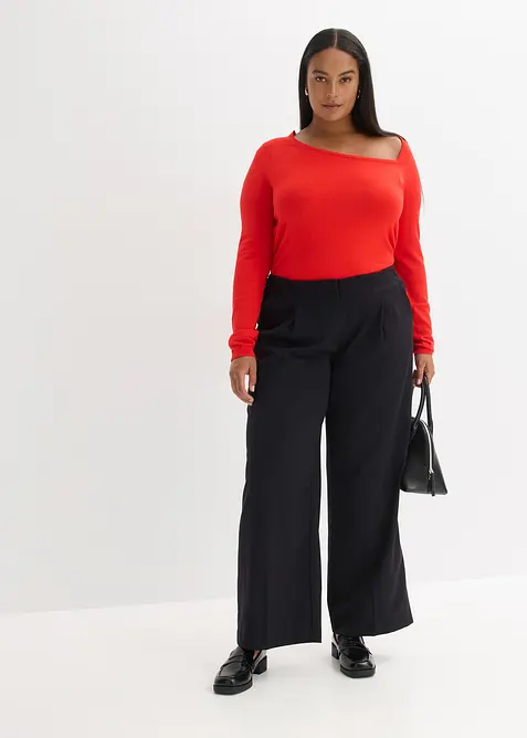 Maglione in misto viscosa fluente, bonprix