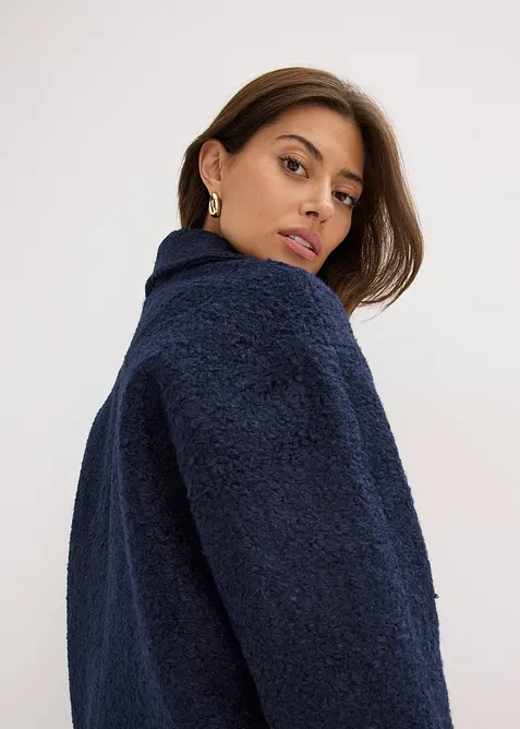 Cappotto bouclé corto, oversized, bonprix