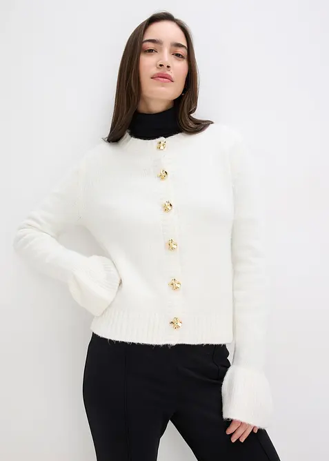 Cardigan con bottoni decorativi, bonprix