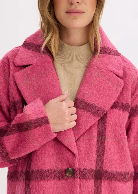 Cappotto oversize in simil lana, bonprix