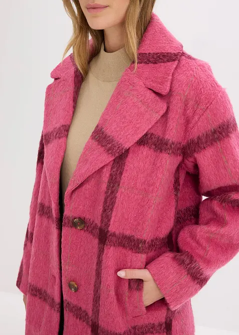 Cappotto oversize in simil lana, bonprix