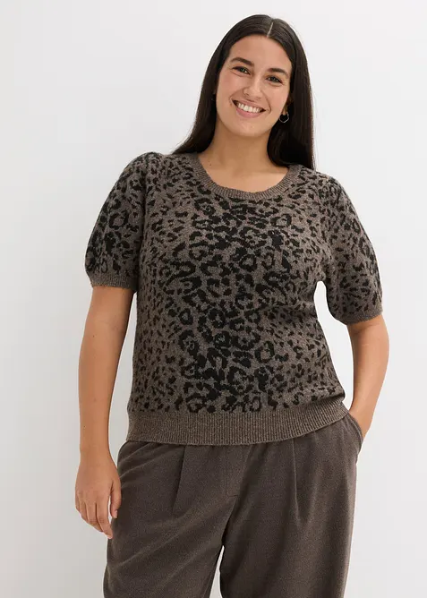 Maglione con maniche a palloncino, bonprix