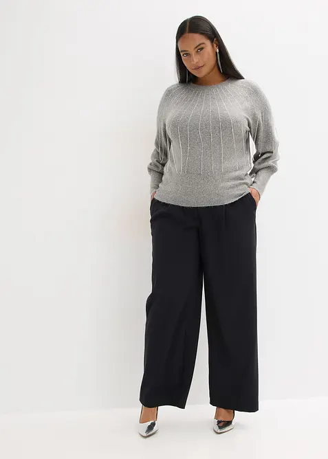 Maglione con strass, bonprix