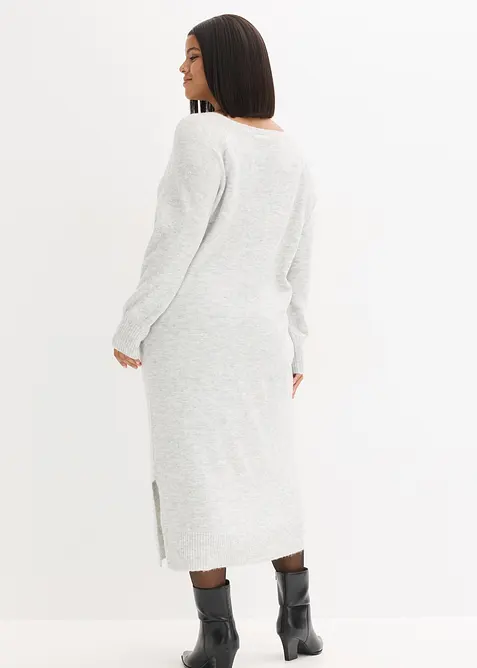 Abito midi in maglia oversize, bonprix