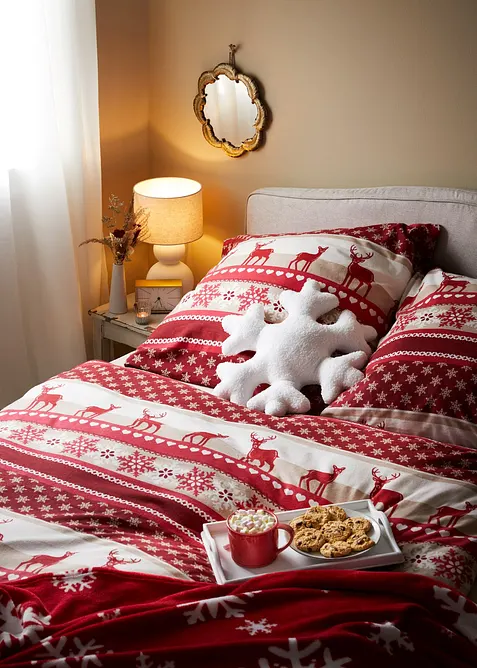 Biancheria da letto con motivi invernali, bonprix