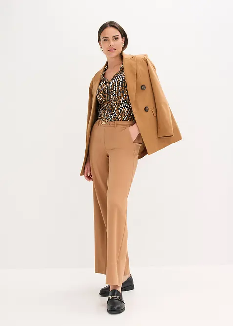 Blusa in jersey con viscosa, bonprix