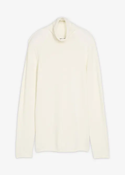 Maglione a collo alto in misto cachemire morbido, bonprix