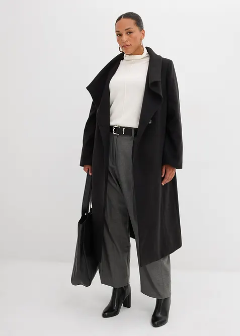 Maglione a collo alto in misto cachemire morbido, bonprix