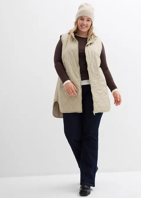 Maglia a maniche lunghe in misto cotone, bonprix