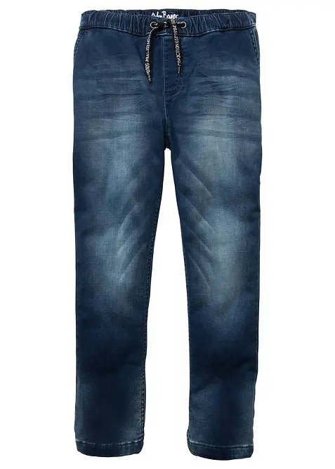 Jeans in felpa con elastico in vita regular fit, straight, bonprix