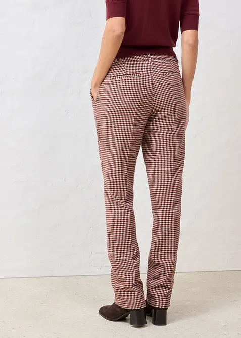 Pantaloni in morbido misto lana, bonprix