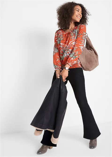 Giacca in similpelle foderata, bonprix