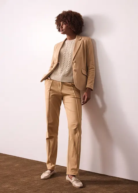 Blazer in jersey di cotone, bonprix