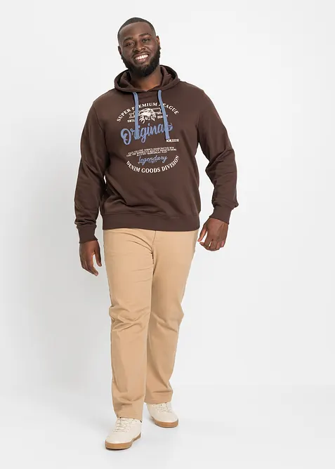 Felpa con cappuccio e taglio comfort, bonprix