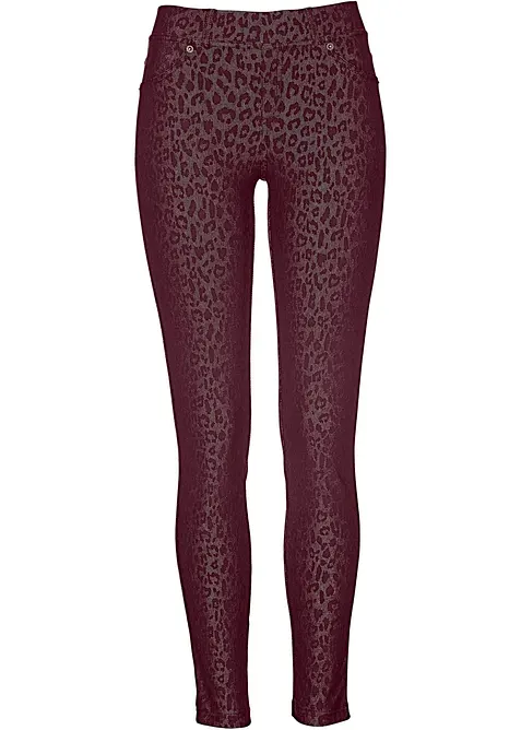 Jeggings leopardati, bonprix