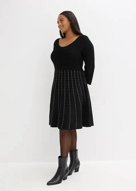 Abito in maglia di misto viscosa morbido, bonprix