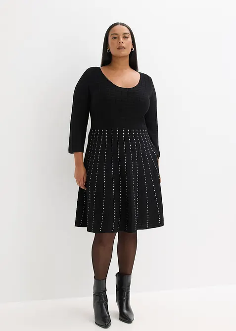 Abito in maglia di misto viscosa morbido, bonprix