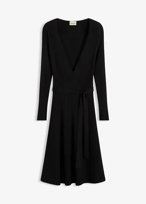 Abito in maglia misto viscosa, bonprix