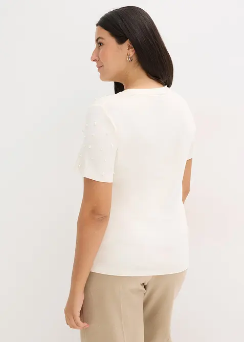 Maglia con perle, bonprix