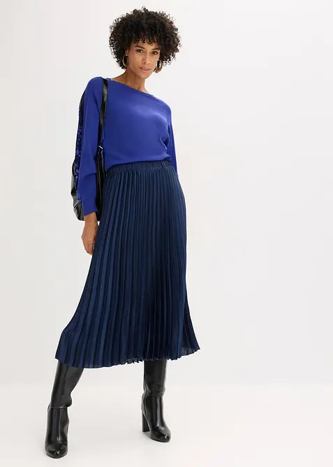 Maglione in filato fine con paillettes, bonprix