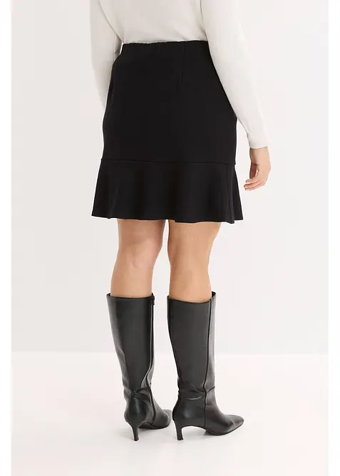 Minigonna in punto di Roma comodo, bonprix