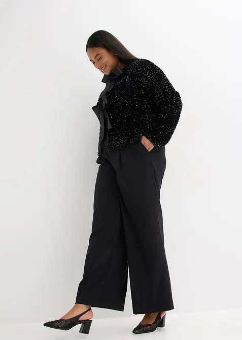 Giacca corta con paillettes, bonprix