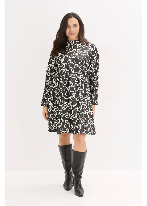 Abito midi in misto viscosa fluente, bonprix