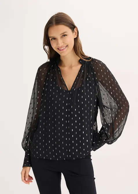 Blusa trasparente, bonprix