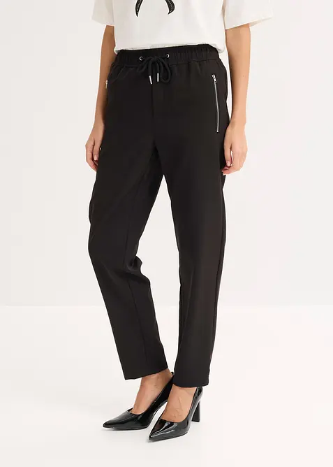 Pantaloni con elastico in vita e cinta comoda, bonprix