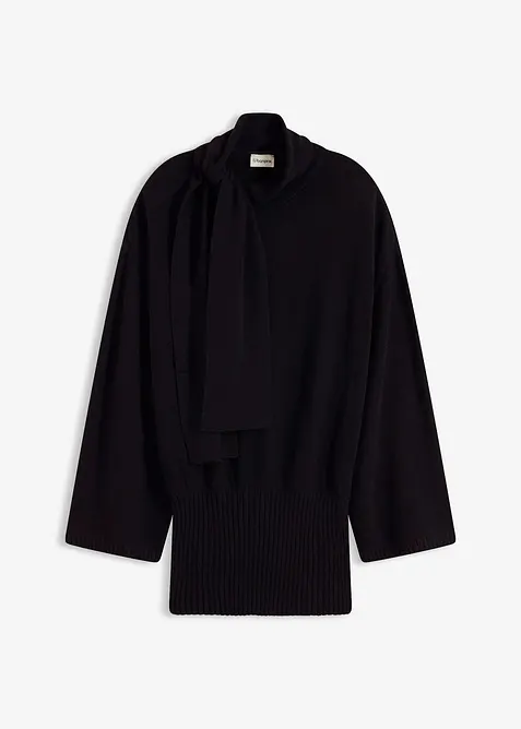 Maglione oversize in misto viscosa morbido, bonprix