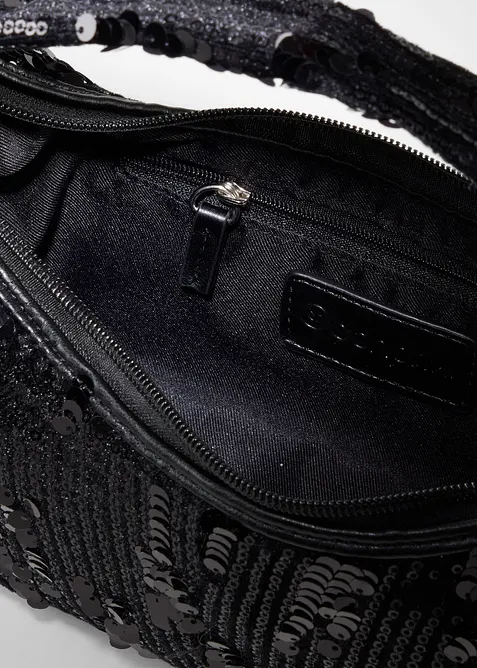 Borsa a mano piccola con paillettes, bonprix