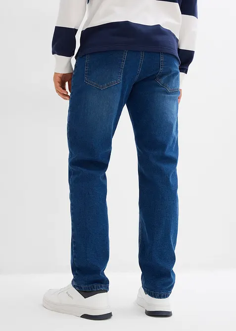 Jeans termici elasticizzati  straight con girovita comodo, relaxed fit, bonprix