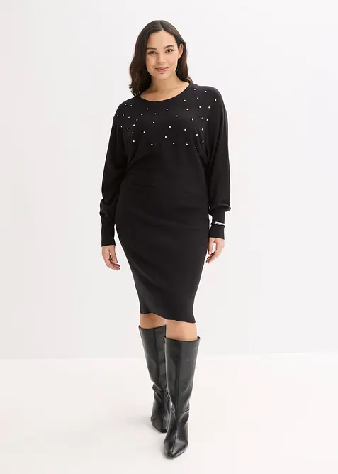 Abito in maglia di misto viscosa morbido, bonprix