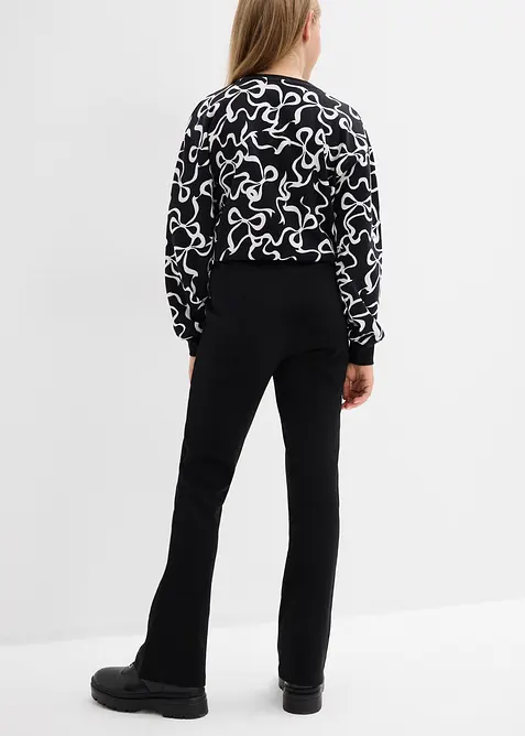 Pantaloni svasati in jersey di cotone robusto, bonprix