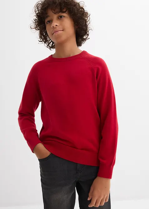 Maglione in filato fine di puro cotone, bonprix