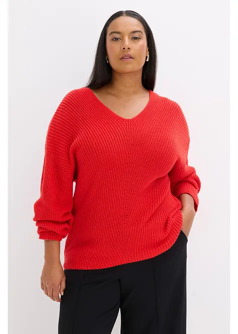 Maglione oversize in misto lana, bonprix