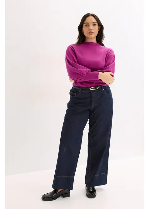 Maglione oversize in misto viscosa, bonprix