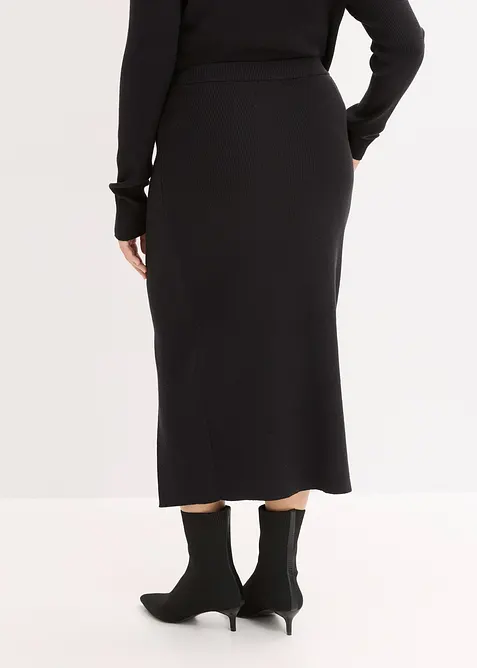 Gonna in filato fine di misto viscosa morbido, bonprix