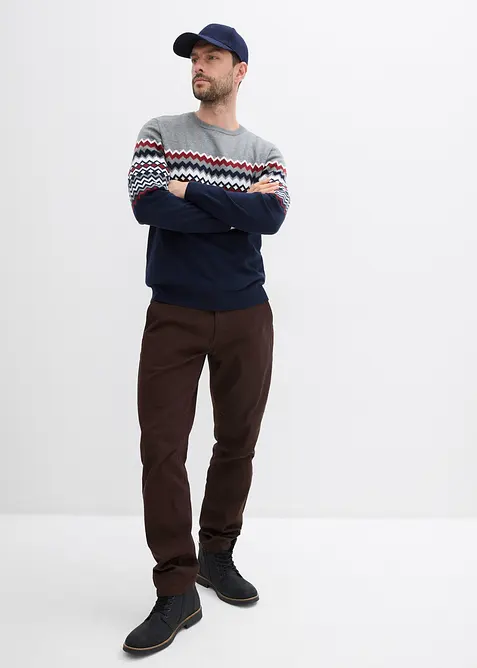 Maglione norvegese con cotone, bonprix