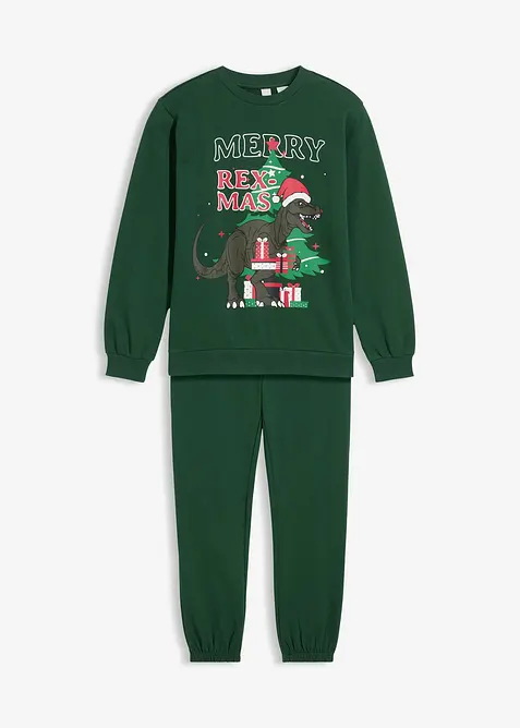 Maglia e pantaloni in felpa di puro cotone (set 2 pezzi), bonprix