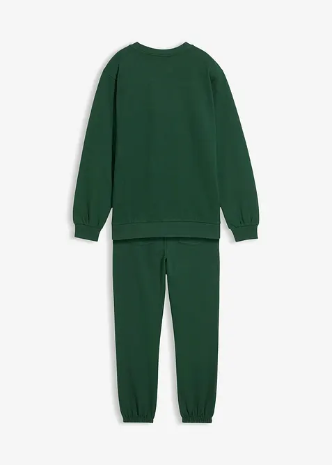 Maglia e pantaloni in felpa di puro cotone (set 2 pezzi), bonprix