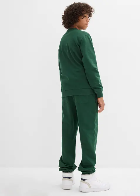 Maglia e pantaloni in felpa di puro cotone (set 2 pezzi), bonprix