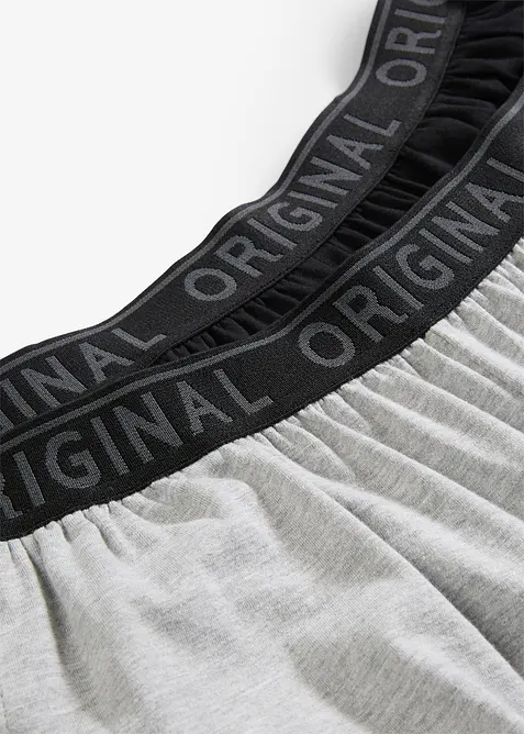 Pantaloni pigiama lunghi in puro cotone (pacco da 2), bonprix