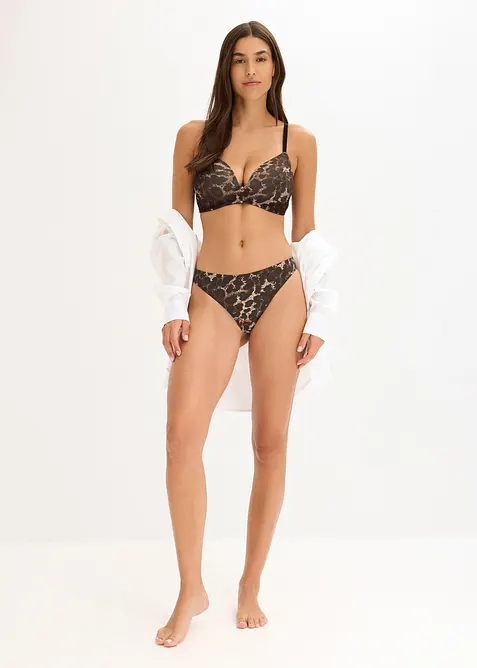 Reggiseno senza ferretto con coppe preformate e cotone (pacco da 2), bonprix