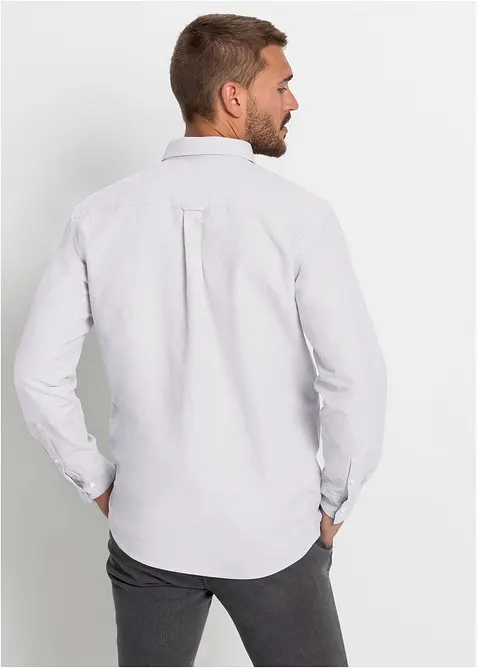 Camicia Oxford a maniche lunghe in puro cotone, bonprix