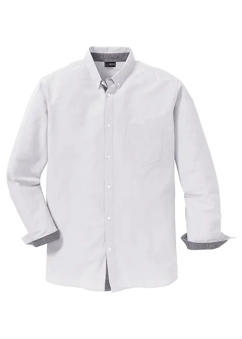 Camicia Oxford a maniche lunghe in puro cotone, bonprix