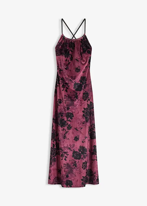 Abito lungo in velluto cangiante, bonprix